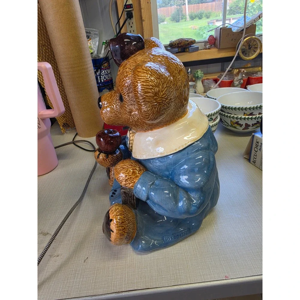 Boyds Collection Ms. Bruin's Cookie Jar Bearware Pottery Works 390000 Limited Ed